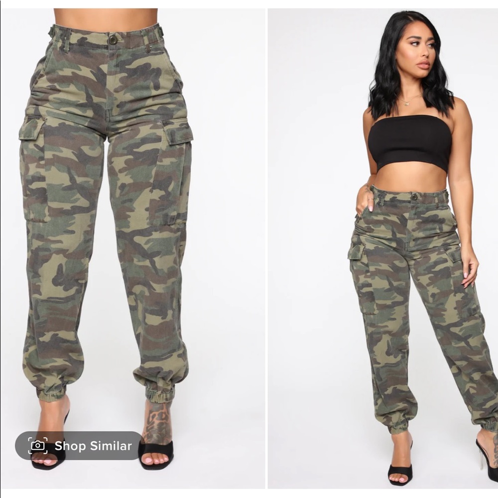 Fashion Nova Camo Pants